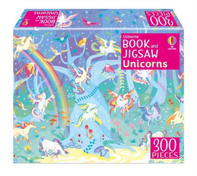Book and 300 piece Jigsaw: Unicorns