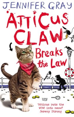 Atticus Claw Breaks the Law by Jennifer Gray and illustrated by Mark Ecob