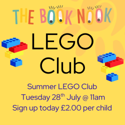 *E-Ticket* Summer LEGO Club Tuesday 28th July 11am